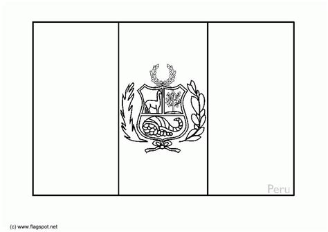 Peru Flag Coloring Page Free - Coloring Home