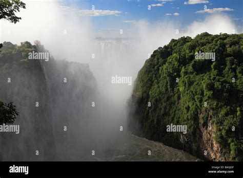 Victoria Falls from Zambia side Stock Photo - Alamy