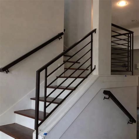 Metal Stair Handrail,Steel Balustrades Handrails,Wrought Iron Balusters - Buy Staircase Handrail ...