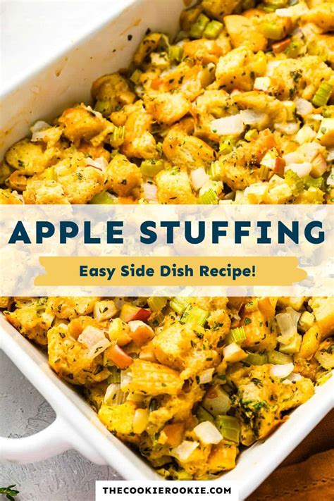 Apple Stuffing Recipe - The Cookie Rookie®