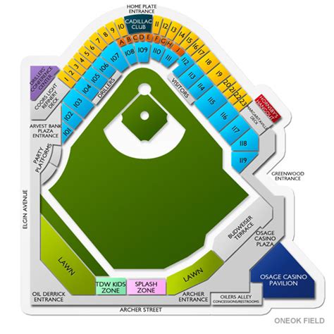 ONEOK Field Seating Chart | Vivid Seats