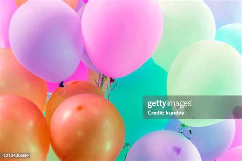 Pastel Balloons Background Photos and Premium High Res Pictures - Getty ...