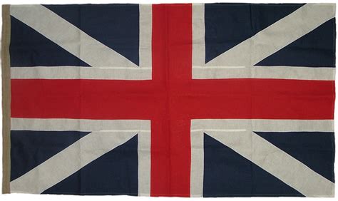 Union Flag 1801 - British Flags - Union Flag pre1801 (Linen cloth) Decorative) - EASYFLAGS.CO.UK