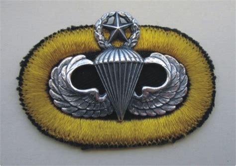 Collectibles & Art MASTER Airborne Air Force Jump Wing Badge USAF CCT PJ Parachutist Insignia ...