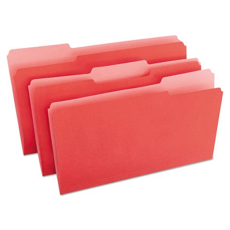 Deluxe Colored Top Tab File Folders by Universal® UNV10523 | OnTimeSupplies.com