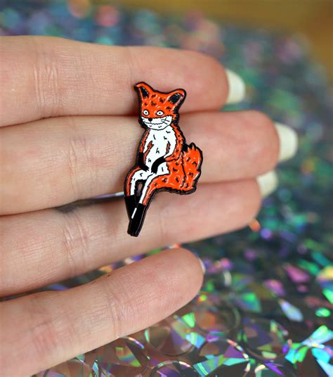 Fox Soft Enamel Pin