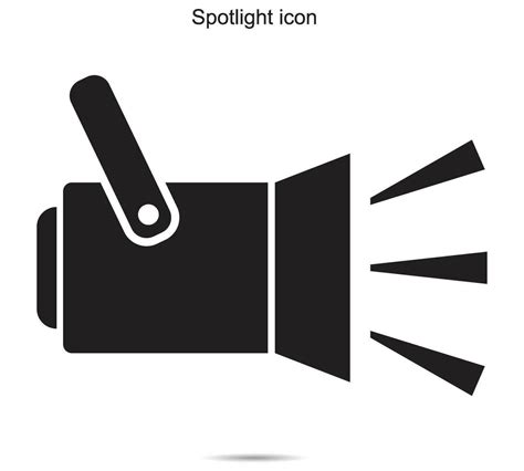 Spotlight icon, vector illustration. 26700625 Vector Art at Vecteezy