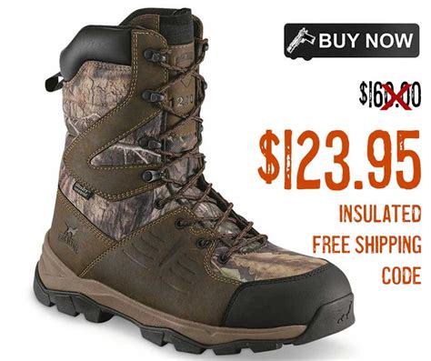 Irish Setter Terrain 10" Waterproof Insulated Hunting Boots $123.95 FREE