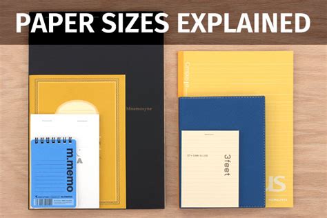 Paper Sizes Explained - JetPens.com