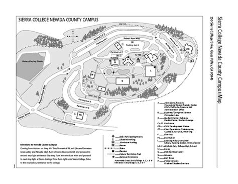 Sierra College Nevada County Campus Map - Time Zones Map