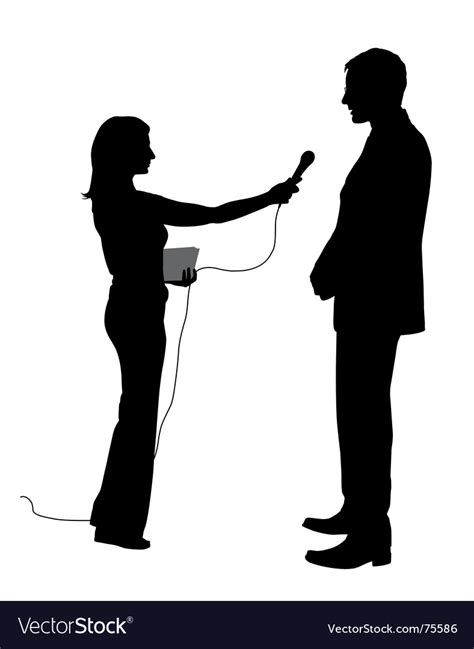 Interview Royalty Free Vector Image - VectorStock