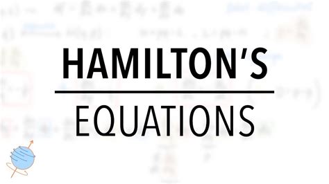 Derivation of Hamilton's Equations of Motion | Classical Mechanics - YouTube