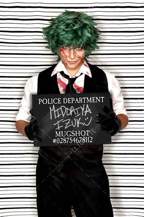 Villain Deku Mugshot Imprimer - Etsy France