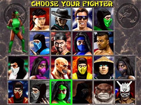 35+ Mortal Kombat Character Select Screen - TerenceDanish