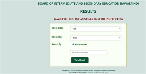 BISE Rawalpindi Board 2nd Year Result 2024