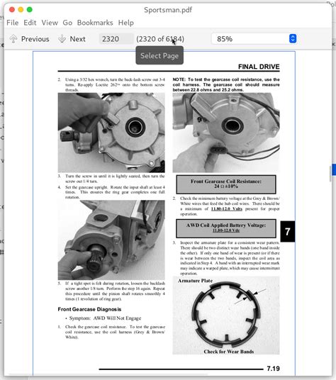 Polaris Sportsman ATV Repair Service Manuals | A++ Repair Manual Store