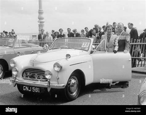 Austin a40 sports car Black and White Stock Photos & Images - Alamy