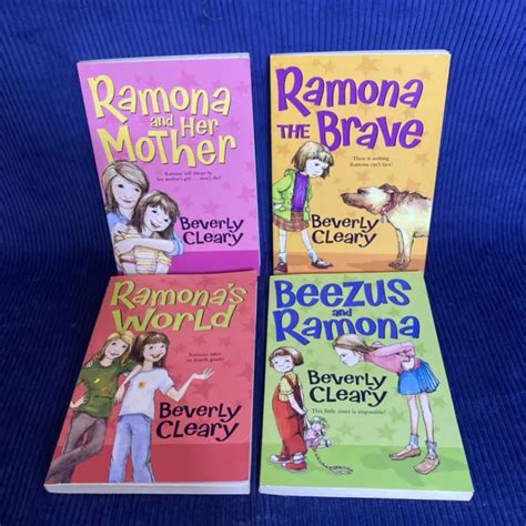BEVERLY CLEARY RAMONA Chapter Books Ramona, Beezus, Brave, Mother Lot Of 4 $8.99 - PicClick