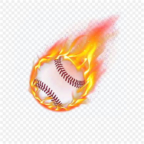 Baseball Flame Hd Transparent, Baseball On Fire Flame, Baseball, Flame ...