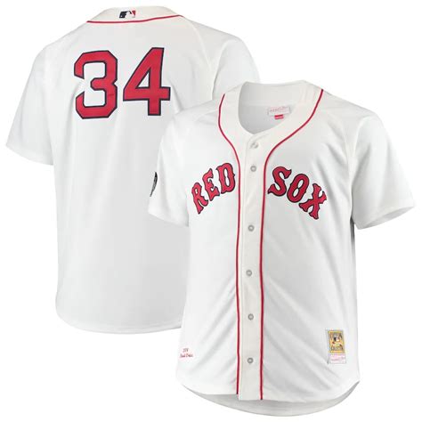 David Ortiz Jersey S-3X, Big & Tall 4X 5X 6X, XLT 2XLT 3XLT 4XLT 5XLT