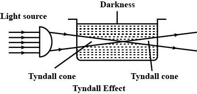 Tyndall Effect Diagram