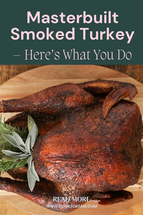 Masterbuilt Smoked Turkey Recipe | Recipe | Masterbuilt smoked turkey ...