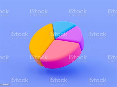 3d Minimal Pie Chart Data Analysis Icon Pie Graph Icon 3d Illustration ...