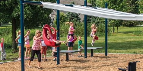 ZipKrooz® Assisted - Inclusive Playground Zip Line for Kids of All Ages ...