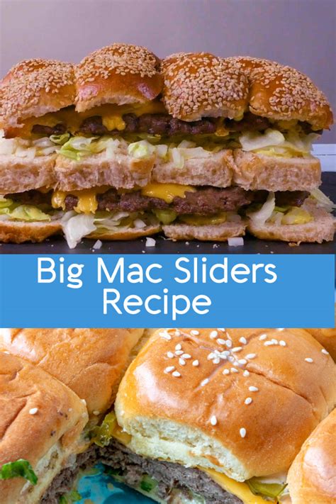 Big Mac Sliders recipe