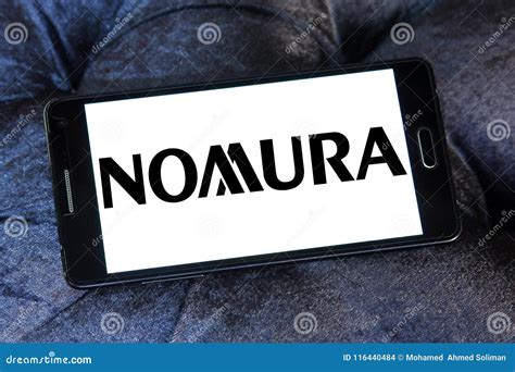 Nomura Holdings logo editorial stock image. Image of bank - 116440484