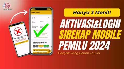 Tutorial Sirekap 2024: Registrasi dan Aktivasi Sirekap Lewat HP