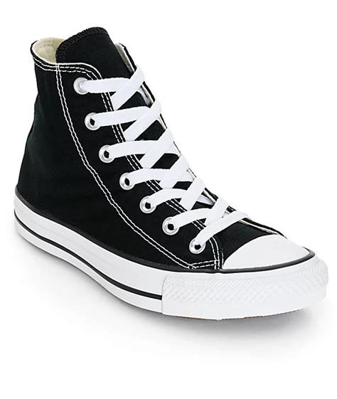 Converse Womens Chuck Taylor All Star Black High Top Shoes