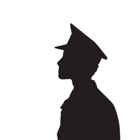 Police Officer Silhouette Vector Art, Icons, and Graphics for Free Download