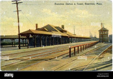 Braintree station postcard (2 Stock Photo - Alamy