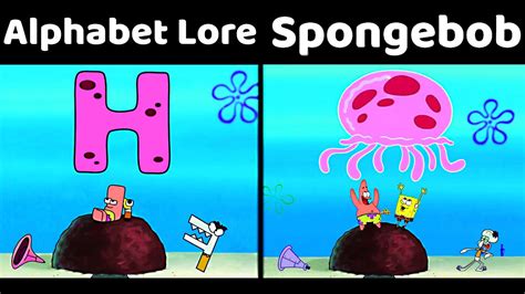 Spongebob vs Alphabet Lore funny Animation - YouTube