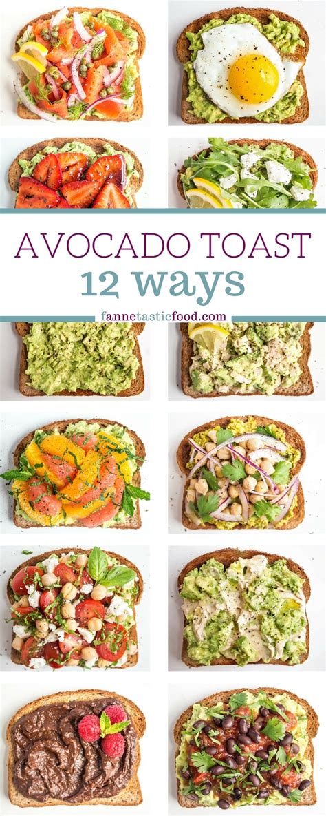 Avocado Toast Recipes | Easy and Fast Mix + Match Ideas