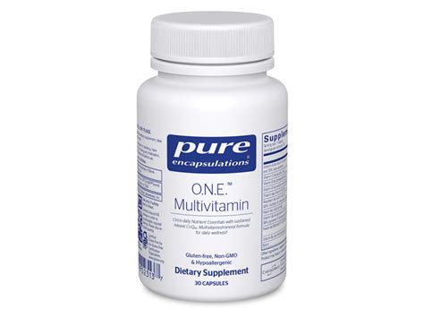 Pure Encapsulations O.N.E. Multivitamin Review - Good Health Plan