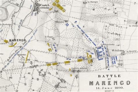 Battle Of Marengo Map