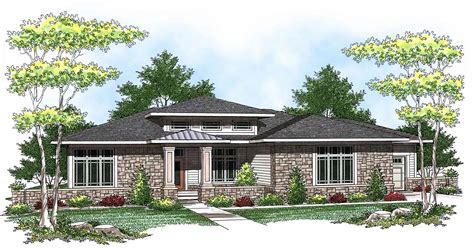 Prairie Style Ranch Home Plan - 89684AH | Architectural Designs - House Plans