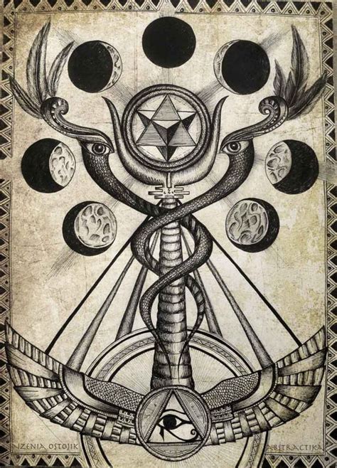 esoteric occult art | occult | Pinterest | Wings, Art work and Vintage illustrations