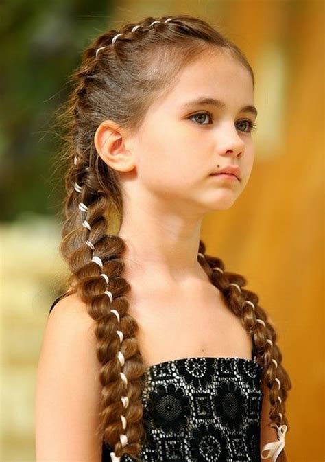 Braided Hairstyles For Little Girls With Short Hair - Easy Braid Haristyles