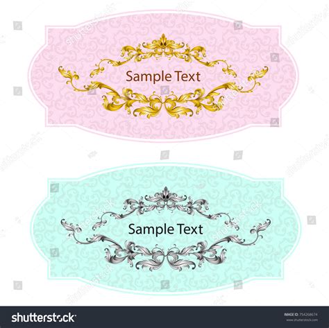 Vintage Golden Frame Stock Vector (Royalty Free) 754268674 | Shutterstock