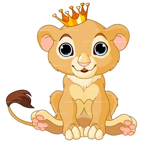 cartoon lion cub - Clip Art Library