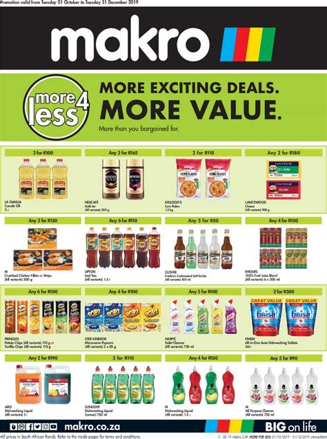 Makro Specials More4Less 01 October 2019