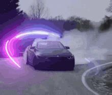 Drifting Car With Smoky Effect GIF | GIFDB.com