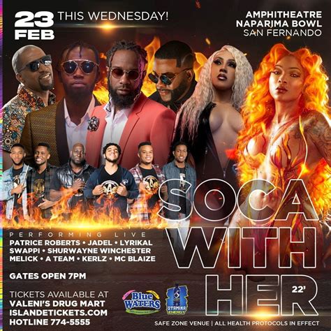 Soca Events - Soca With Her Featuring Patrice Roberts