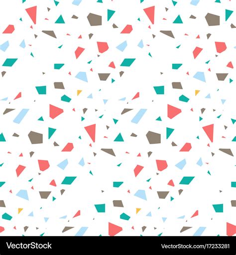 Terrazzo flooring seamless pattern Royalty Free Vector Image