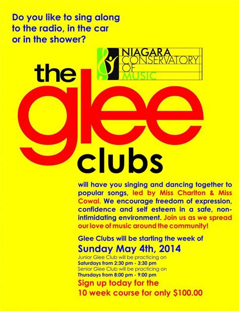 5 Reasons Your Child Should Join A Glee Club - Blog - Niagara ...