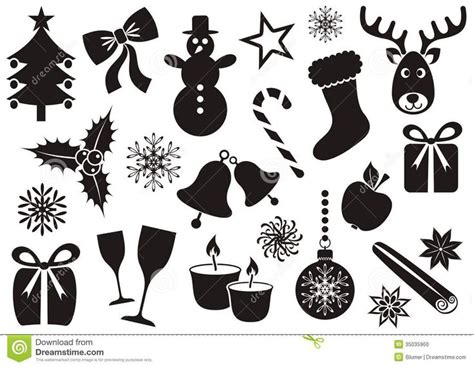 Christmas Vector Silhouette | Silhouette christmas ornaments ...