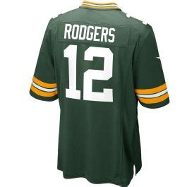 Green Bay Packers #12 Aaron Rodgers Home Game Jersey at the Packers Pro Shop